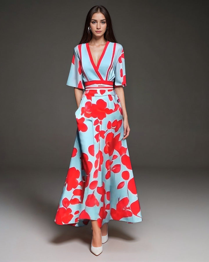 Maxi Bruiloftsgastjurk Rosa