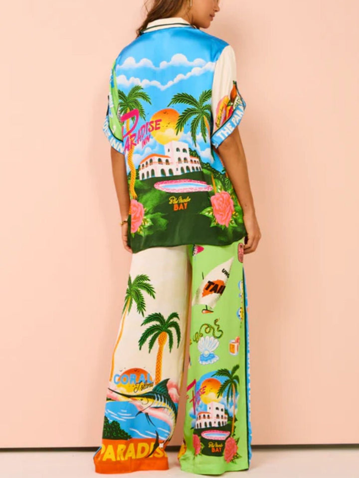Florence | Elegante Dames Kledingset met Zomerse Print