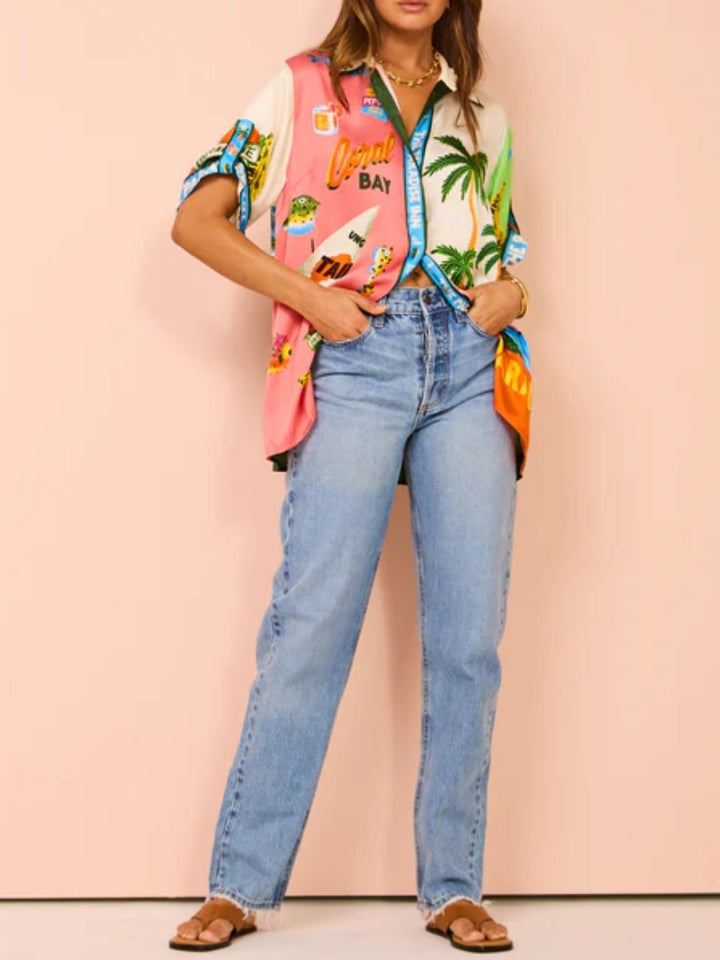 Florence | Elegante Dames Kledingset met Zomerse Print