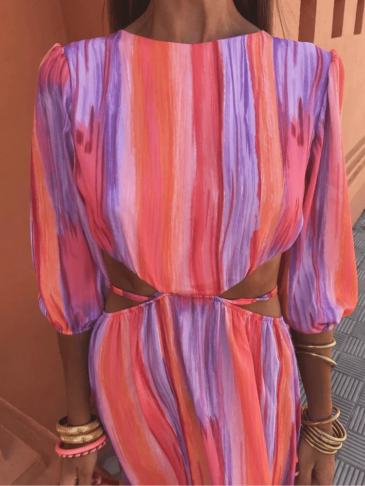 Paloma | Elegante jurk met uitsnijdingen