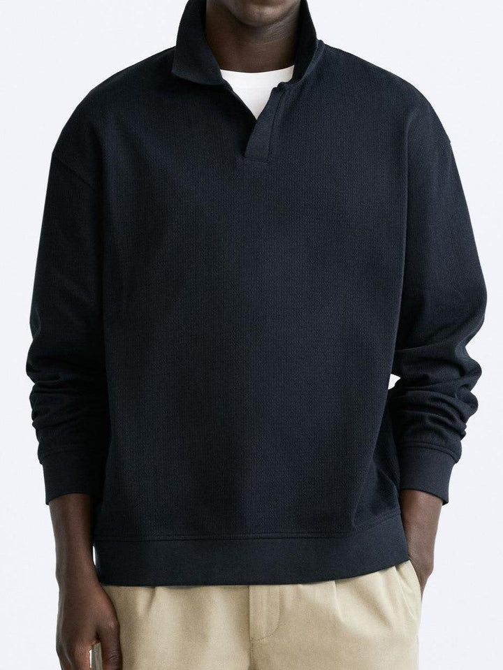 Beige pullover met polokraag – Casual stijl met elegantie