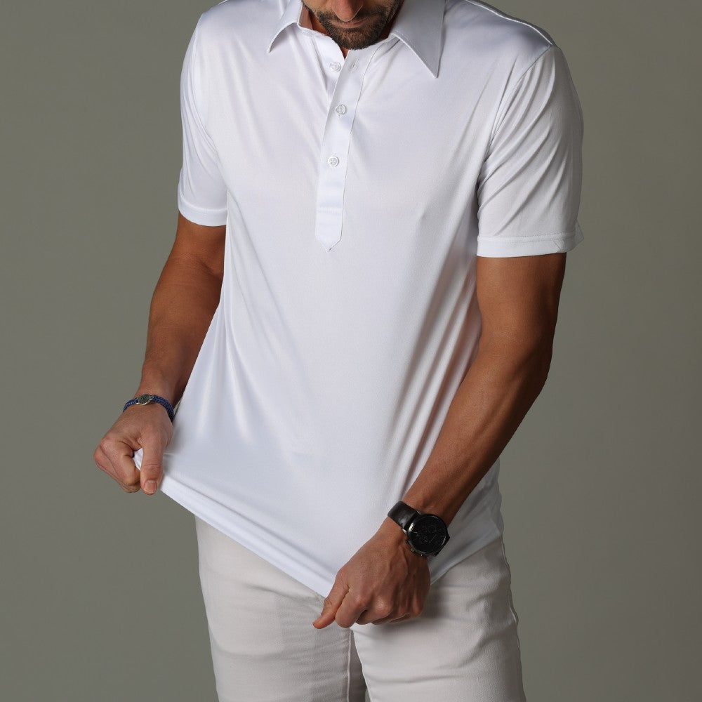 Jack | Schone Prestaties Rekbaar Slim Fit Korte Mouwen Poloshirt