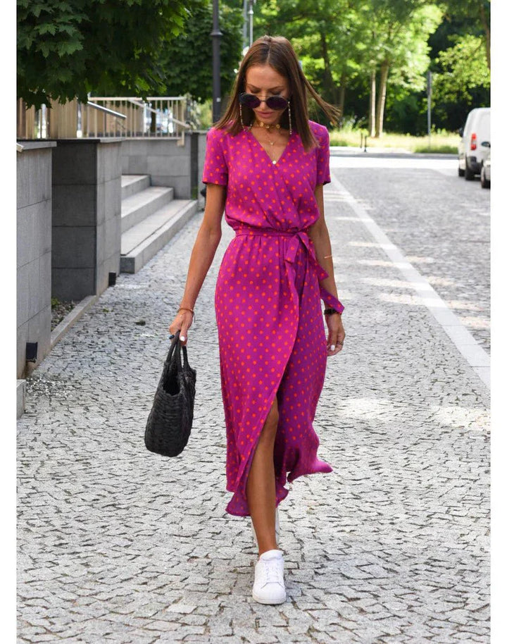 Suzanne - Elegante V-hals jurk