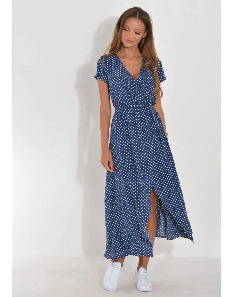 Suzanne - Elegante V-hals jurk