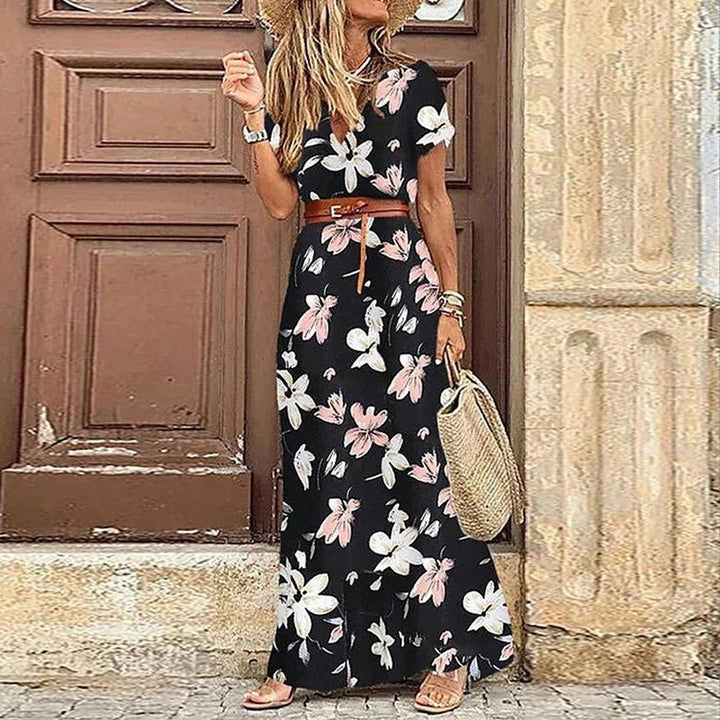Teske™ - Maxi Ibiza Jurk - Inclusief riem