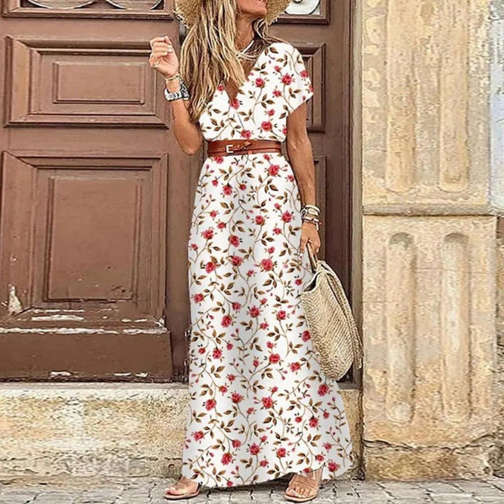 Teske™ - Maxi Ibiza Jurk - Inclusief riem