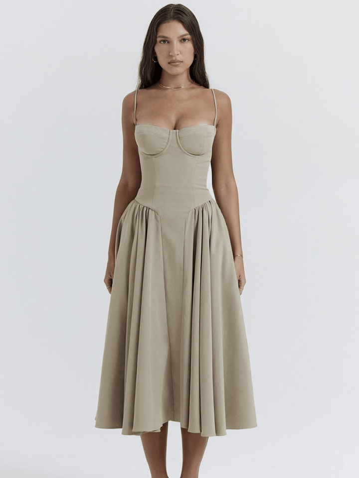 Valentine | Elegante Retro Midi-Jurk