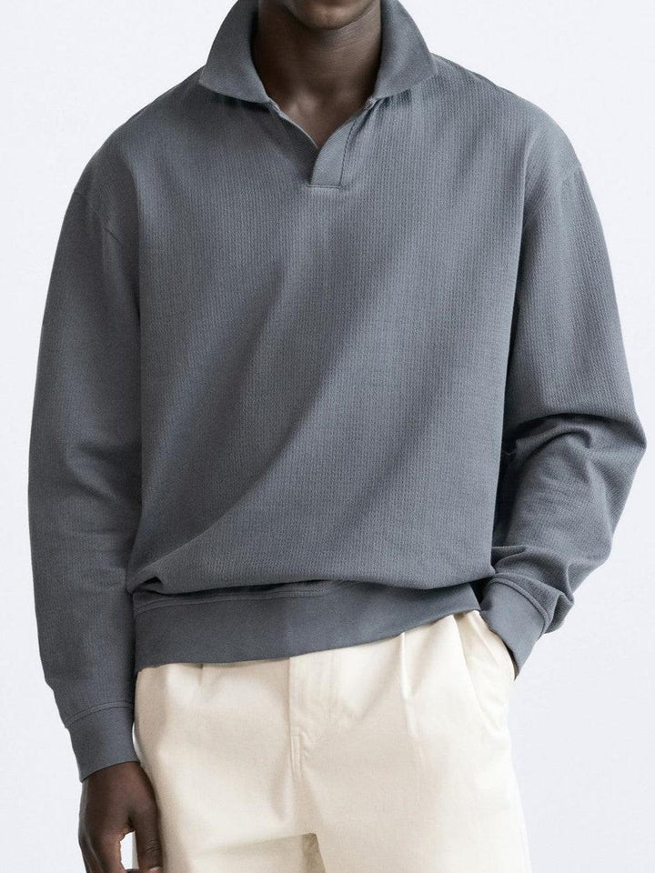 Beige pullover met polokraag – Casual stijl met elegantie