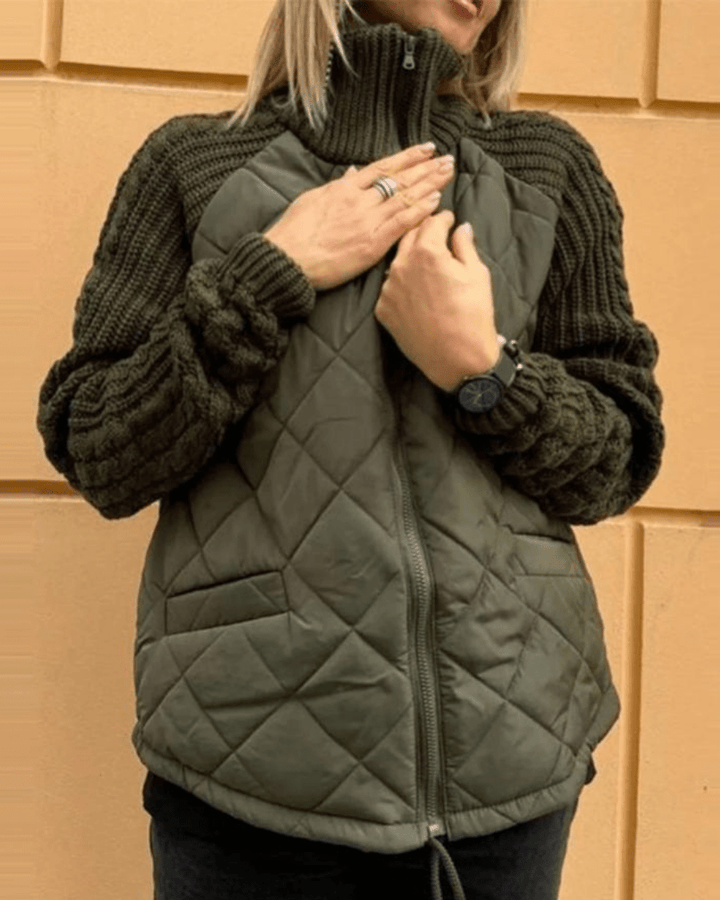 Victoria | Casual Gebreide Fleece Jas